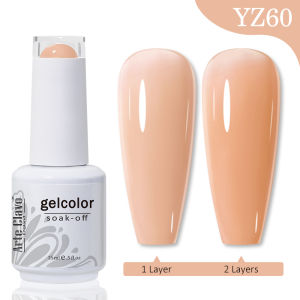 Arte Clavo 15ml Red Gel Nail Polish Orange Color Gel Varnish Nail Art Design Manicure UV LED Gel Polish Soak Off Gellak Top Coat