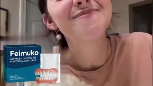 New Adult Denture Full Set Upper Lower Fake Teeth Safe Anti-Wear Prefect Fit Instant Confident Smile Soft Dentures Reliner Kit