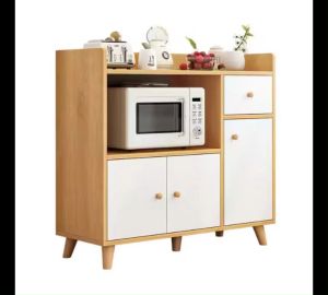 Tủ Để Đồ Bằng Gỗ Với Cửa Mở Tủ Bếp Đồ Nội Thất Phòng Ăn 2X Decor - 2X191