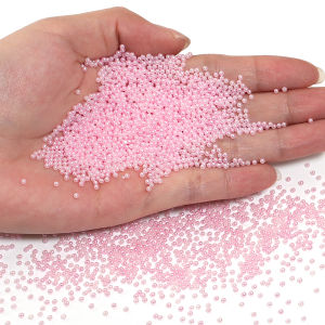 5-1000pcs Pink ABS Imitation Pearl Beads Without Hole 1.5-30mm Round Loose Beads For Jewelry Making DIY Bracelet Accessories