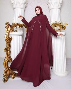 KAFTAN LEBARAN DAN PESTA MUSLIMAH DRESS MEWAH ELEGAN PREMIUM CERUTY BABYDOLL - NS DEWI KAFTAN