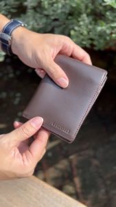 Ví đứng Goodvibes dùng da bò Nappa 2 cao cấp bảo hành tới 24 tháng