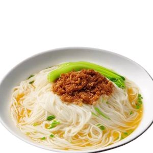 Authentic Handmade Ultra-Fine Mushroom Yam Mustard Grass Noodles Breakfast Quick Food Whole Box from Shandong Province JingYing City