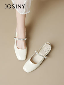 Josiny | Spring/Summer Womens Pearl Accent Slip-On Heels