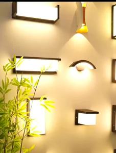CANMEIJIA LED Outdoor Wall Lamp Nordic Modern Decorative Waterproof Bracket Light Night Light for Balcony Courtyard