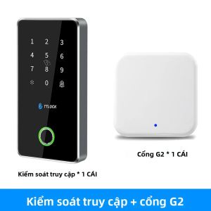TTLOCK Bluetooth NFC RFID Bàn Phím Có Vân Tay G2 Wifi Hệ Thống Kiểm Soát Truy Cập Cổng Wifi Hợp Kim Kim Loại Hỗ Trợ Thẻ 1356 MHz