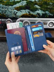 Anti-Loss Anti-Theft Multi-Function Passport Case