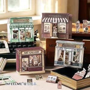 Mr.paper | Mr.Paper 25 Sheets Open Shop Series 2nd Light Vintage Journal Scrapbooking Supplies Decorative Background Sticker Pack