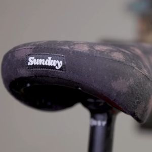 เบาะจักรยาน BMX Pivotal Sunday Brett Bleach Canvas (Brett Silva SIgnature) Pivotal Seat