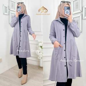Eurigo - Celsia Milano Cardigan Wanita Serut Pinggang Outer Wanita Kasual