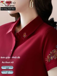 TUCANO | Áo Thun Polo Thêu Bông Cotton Nữ