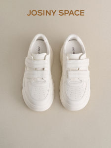 Josiny | Genuine Leather Womens Magic Tape Sport Shoes