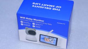 Tuya Smart Baby Monitors Camera 51080P Display Temperature Detection APP View Control Baby Nanny 2-Way Audio Baby Cam