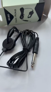 Audio Clip On Pickup For Acoustic Guitar Violin Ukulele Sound Pickup Transducer Cable Guitar Accessories