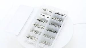 360pcs M2-M10 Stainless Steel Flat Washer Plain Washer Screw Gasket Ring Spacers Kit