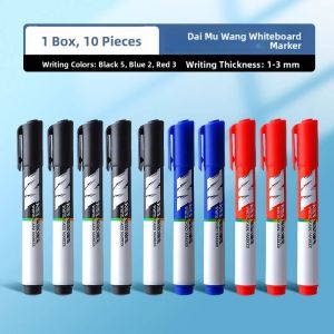 M&G | Erasable Whiteboard Marker and Chalk Marker for Teachers and Children Black and Red