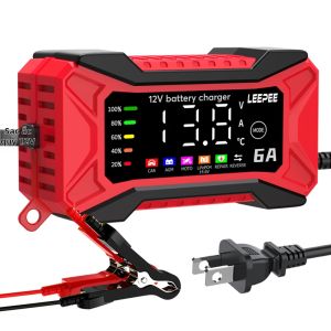 Bộ Sạc Pin Lithium Sắt 14.6V 10A Với Màn Hình LCD Kỹ Thuật Số Sạc Pin Ô Tô Thông Minh 12V 10A Sửa Chữa Xung EU/US Plug