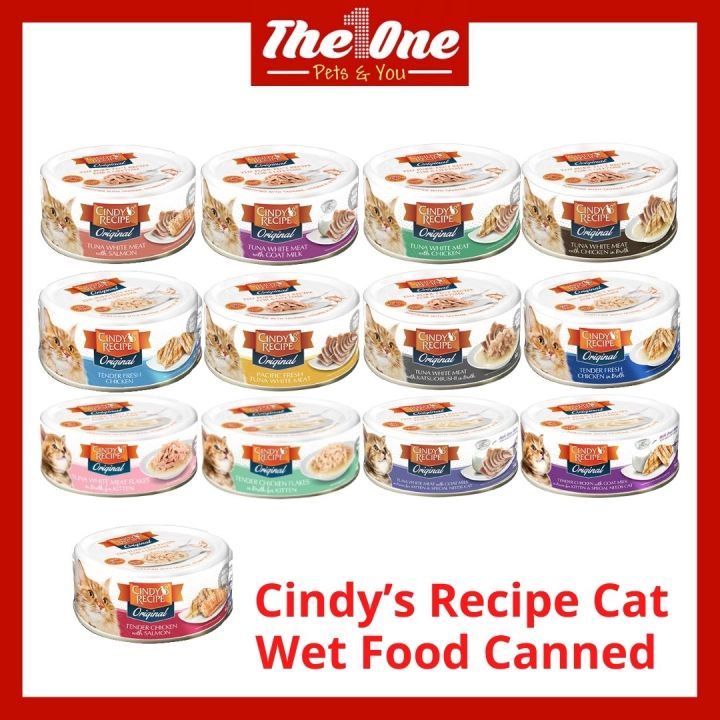 (Malaysia Stock) Cindy’s Recipe Original Cat Wet Food Canned Cat Food