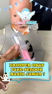DROPPER OBAT VITAMIN MADU Untuk Bayi Bentuk Dot Alat Bantu Minum Obat dan Vitamin Baby Dropper Dot