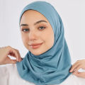 รูปแบบใหม่พร้อมสวมเสื้อฮิญาบมุสลิมผ้าพันคอทันทีผ้าโพกหัวมาเลเซียผ้าคลุมไหล่. 