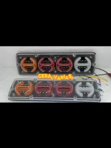 Lampu Variasi Stoplamp Rem Sein Belakang Variasi Mobil L300 Carry Pickup Truk 12-24 Volt ST-1242