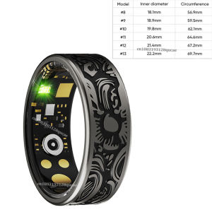 Smart Ring Heart Rate Blood Pressure Blood Oxygen Sleep Monitoring Step Counting Activity Tracking Family Friends Sharing Rings