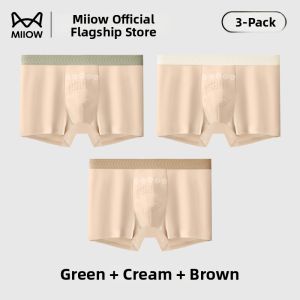 MiiOW | Cotton Moisture-proof Supportive Mens Underwear Four-corner Shorts