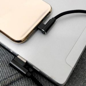 25cm Short Fast Charging Cable Double Elbow 90 Degree USB C Micro USB Data Cable for All Smart Phones for Type C for Mobile USB Data Cable 25CM Short Portable for IPhone 14 13 12 11 Pro Charging Kable 0.25M Fast Charge for Power Bank Charger Mini Cable