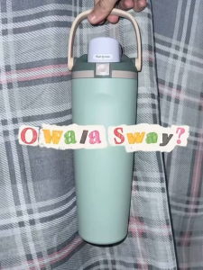[STRICTLY AUTHENTIC] Owala FreeSip Sway Stainless-Steel Water Bottle Tumbler with Dedicated Lock