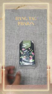 Hang Tag Lebaran / kartu ucapan Idul fitri / Hangtag Hari raya murah