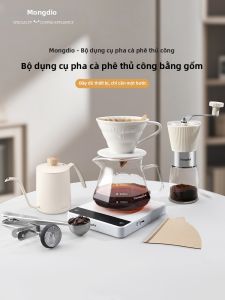 MONGDIO | Ceramic Pour Over Coffee Maker Set V60