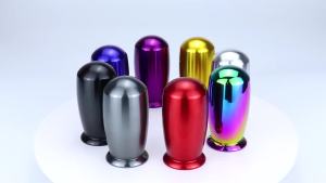 Car Gear Shift Knob Universal Manual Transmission Aluminum Alloy Shifter Lever Knob with 8mm 10mm 12mm Adapter