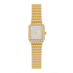 jam tangan wanita kotak  new trend 2026 blink diamond