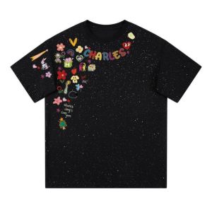 PAZHAOLANG | Casual Cartoon Print Cotton T-shirt for Men and Women