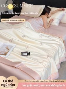 DTHN | Chăn Hơi Mát Chất Liệu Như Lụa