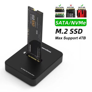 Blueendless External SSD Hard Disk M.2 SSD Enclosure 10Gbps Online Reading Writing Speed Ssd Case For NVME SSD Docking Station