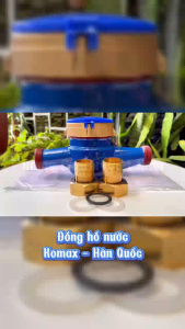 DN25 - Đồng hồ nước sạch sinh hoạt 34mm (DN25) - Có Kiểm Định - Komax Hàn Quốc