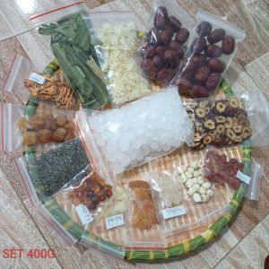 Chè dưỡng nhan ( tuyết yến) 400g 14 vị tặng tuyết yến