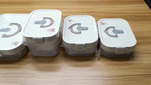 [6 Sizes] Worthbuy Bekas Penyimpanan Makanan Segar Fresh Box Container Stackable Food Container Freezer Safe Container