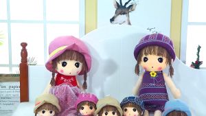 (TẶNG GẤU BÔNG HENIKEN) BÚP BÊ CÔNG CHÚA SIZE LỚN 60CM VẢI MỊN