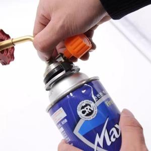 EELHOE | New Gas Butane Cylinder Tank Refill Connector Adapter Gas Tank Inflation Valve Cylinder Filling Connector Camping AccessorieAcc