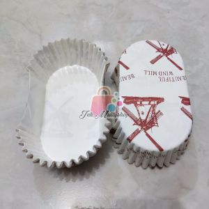 Paper cup case laminasi (M) oval / cup roti 95 x 48 cm isi 50 pcs