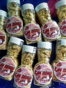 SALTED PILINUTS (150 grms small bottle) from bicol