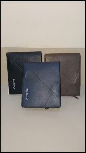 Baellerry Dompet Uang Lipat Bifold Man Wallet Bahan Kulit PU / Sintetis Tebal D9194 Dengan Tempat Koin