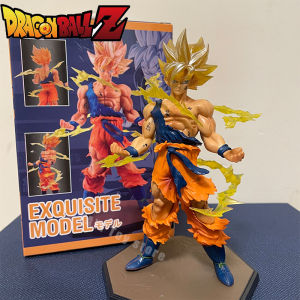 Bandai | Hot Dragon Ball Son Goku Super Saiyan Anime Figure 16cm Goku DBZ Action Figure Model Gifts Collectible Figurines for Kids