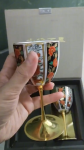 Cặp ly ngũ sắc full hộp mới hàng gốm Nhật