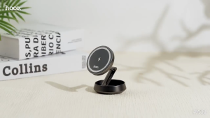 HOCO HW33 ที่จับโทรศัพท์แบบชาร์จไร้สาย ที่ยึดโทรศัพท์มือถือในรถยนต์ แบบแม่เหล็ก ยึดแน่นไม่หลุด