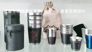 Bộ 4 Cốc Tiki Bằng Thép Không Gỉ Đồ Uống Nhỏ Gọn Cốc Cá Nhân Hóa Dùng Cho Du Lịch Ngoài Trời Quầy Bar Rượu Nhà Hàng Nhà Bếp Quà Tặng Thiết Thực