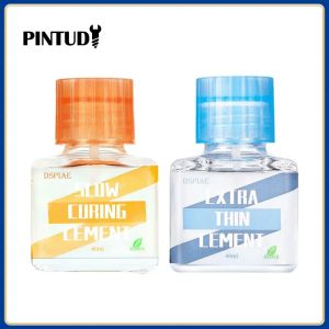 DSPIAE ETC-01 ETC-02 Quick-drying Extra Thin Glue Model Kit Tools Seamless Cement for Military Model Hobby Tools DIY 40ML