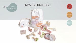 Tender Leaf Toys ของเล่นไม้ ของเล่นบทบาทสมมติ ชุดสปาแสนผ่อนคลาย Spa Retreat Set